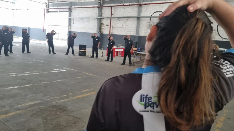 ginástica laboral no trabalho