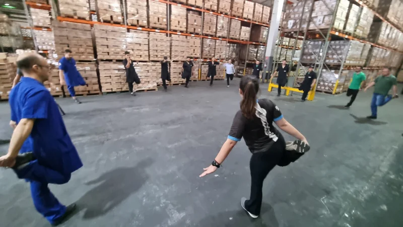 ginástica laboral no trabalho em São Paulo