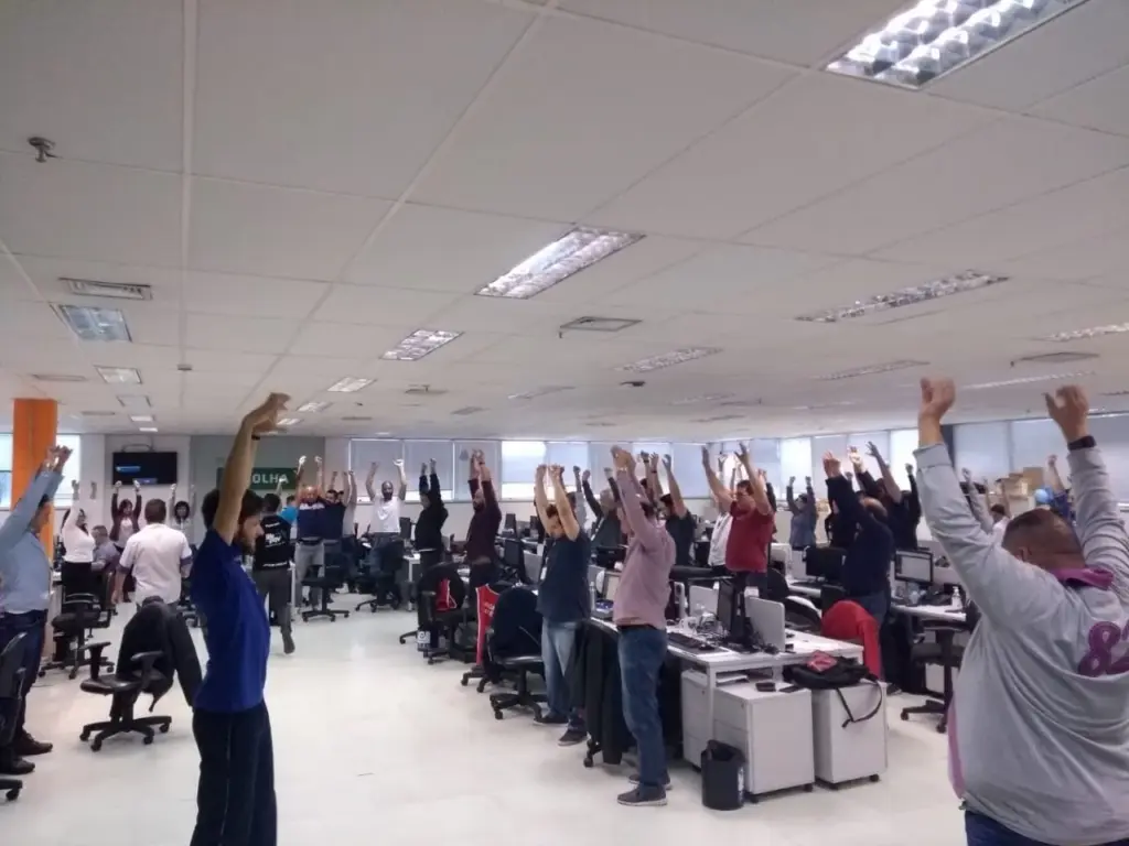 ginástica laboral para empresas no ABC Paulista