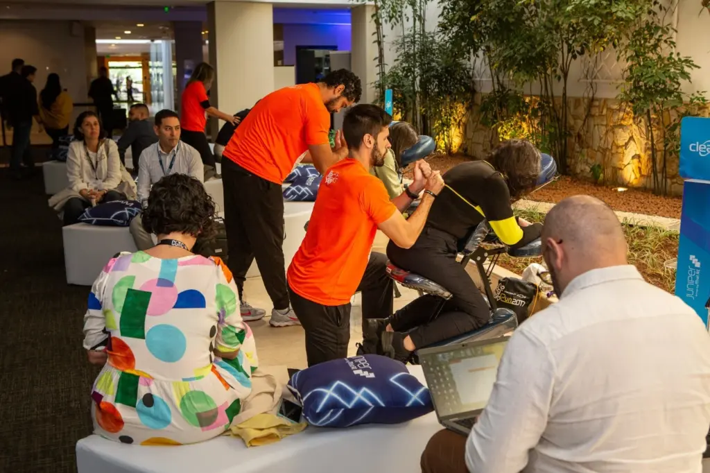 Quick Massage realizada na Sipat da empresa Fronius